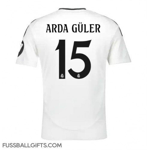 Real Madrid Arda Guler #15 Fußballbekleidung Heimtrikot 2024-25 Kurzarm